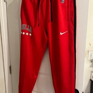 Nike men Red and Black Sweatpants